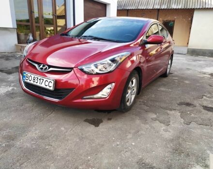 Красный Хендай Элантра, объемом двигателя 1.8 л и пробегом 130 тыс. км за 8800 $, фото 1 на Automoto.ua