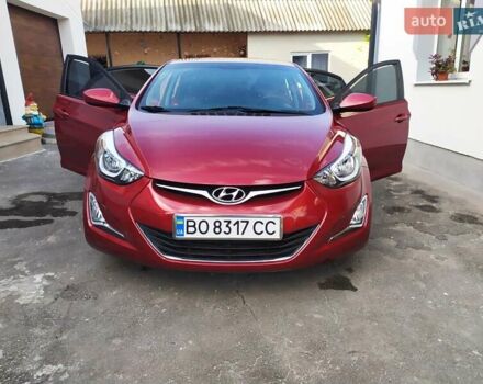 Красный Хендай Элантра, объемом двигателя 1.8 л и пробегом 130 тыс. км за 8800 $, фото 1 на Automoto.ua