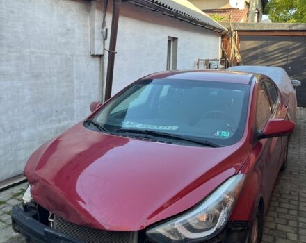 Красный Хендай Элантра, объемом двигателя 1.8 л и пробегом 150 тыс. км за 7900 $, фото 1 на Automoto.ua