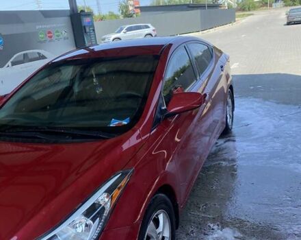 Красный Хендай Элантра, объемом двигателя 1.8 л и пробегом 300 тыс. км за 9500 $, фото 1 на Automoto.ua