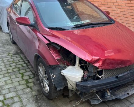 Красный Хендай Элантра, объемом двигателя 1.8 л и пробегом 150 тыс. км за 7900 $, фото 2 на Automoto.ua