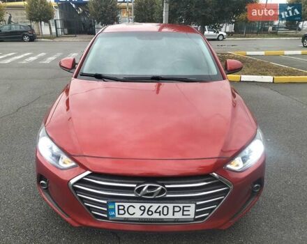 Красный Хендай Элантра, объемом двигателя 2 л и пробегом 196 тыс. км за 9200 $, фото 1 на Automoto.ua