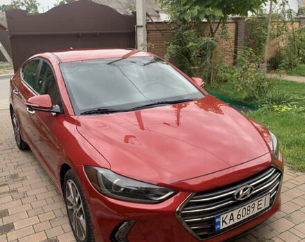 Красный Хендай Элантра, объемом двигателя 2 л и пробегом 54 тыс. км за 12300 $, фото 3 на Automoto.ua