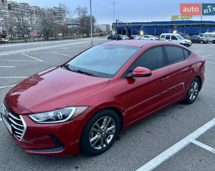 Красный Хендай Элантра, объемом двигателя 2 л и пробегом 182 тыс. км за 11500 $, фото 2 на Automoto.ua