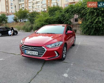 Красный Хендай Элантра, объемом двигателя 2 л и пробегом 112 тыс. км за 12600 $, фото 1 на Automoto.ua