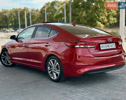 Хендай Элантра 2016 в Днепре (Днепропетровске) на Automoto.ua Красный Хендай Элантра, объемом двигателя 2 л и пробегом 184 тыс. км за 11599 $, фото 6 на Automoto.ua