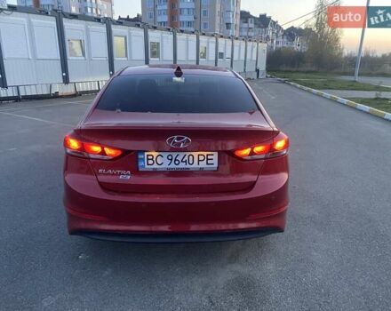 Красный Хендай Элантра, объемом двигателя 2 л и пробегом 196 тыс. км за 9200 $, фото 8 на Automoto.ua