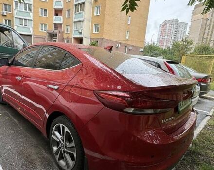 Красный Хендай Элантра, объемом двигателя 2 л и пробегом 65 тыс. км за 12500 $, фото 13 на Automoto.ua