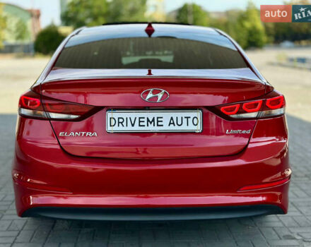 Хендай Элантра 2016 в Днепре (Днепропетровске) на Automoto.ua Красный Хендай Элантра, объемом двигателя 2 л и пробегом 184 тыс. км за 11599 $, фото 5 на Automoto.ua