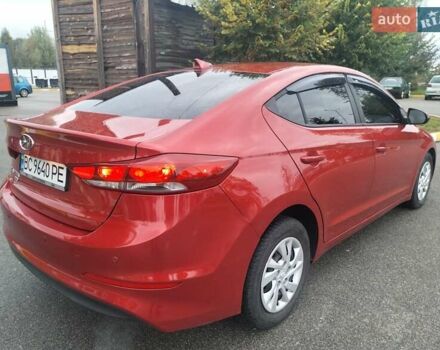 Красный Хендай Элантра, объемом двигателя 2 л и пробегом 196 тыс. км за 9200 $, фото 6 на Automoto.ua