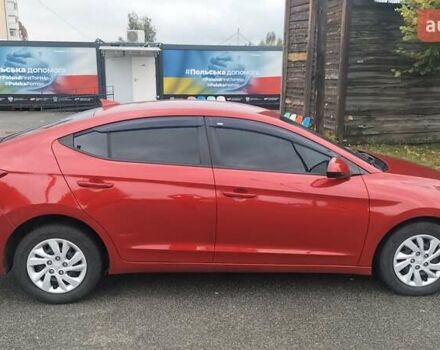 Красный Хендай Элантра, объемом двигателя 2 л и пробегом 196 тыс. км за 9200 $, фото 2 на Automoto.ua