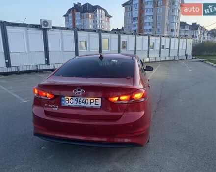 Красный Хендай Элантра, объемом двигателя 2 л и пробегом 196 тыс. км за 9200 $, фото 9 на Automoto.ua