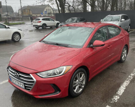 Красный Хендай Элантра, объемом двигателя 2 л и пробегом 132 тыс. км за 10250 $, фото 2 на Automoto.ua