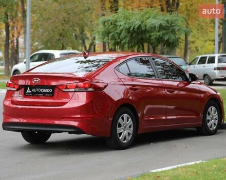 Хендай Элантра 2016 в Харькове на Automoto.ua Красный Хендай Элантра, объемом двигателя 2 л и пробегом 66 тыс. км за 11000 $, фото 3 на Automoto.ua