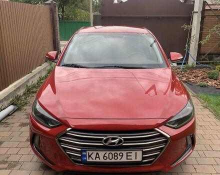 Красный Хендай Элантра, объемом двигателя 2 л и пробегом 54 тыс. км за 12300 $, фото 1 на Automoto.ua