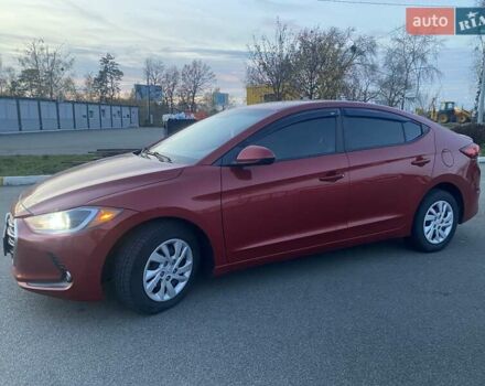 Красный Хендай Элантра, объемом двигателя 2 л и пробегом 196 тыс. км за 9200 $, фото 7 на Automoto.ua