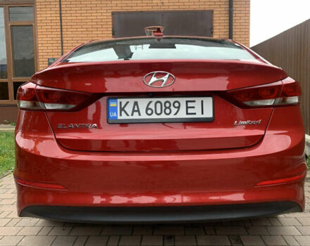Красный Хендай Элантра, объемом двигателя 2 л и пробегом 54 тыс. км за 12300 $, фото 9 на Automoto.ua
