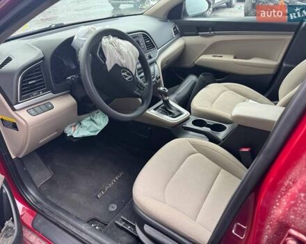 Красный Хендай Элантра, объемом двигателя 2 л и пробегом 113 тыс. км за 8900 $, фото 6 на Automoto.ua
