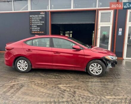 Красный Хендай Элантра, объемом двигателя 2 л и пробегом 113 тыс. км за 8900 $, фото 2 на Automoto.ua