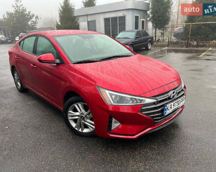 Красный Хендай Элантра, объемом двигателя 2 л и пробегом 147 тыс. км за 13300 $, фото 1 на Automoto.ua