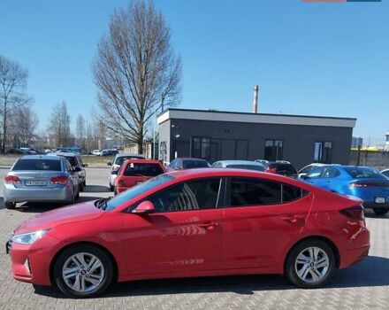 Красный Хендай Элантра, объемом двигателя 2 л и пробегом 60 тыс. км за 13600 $, фото 7 на Automoto.ua