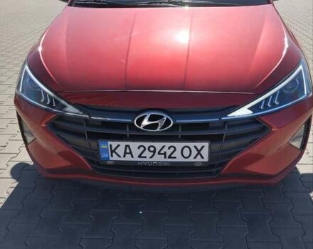 Красный Хендай Элантра, объемом двигателя 2 л и пробегом 60 тыс. км за 13600 $, фото 2 на Automoto.ua