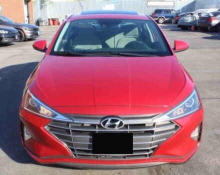 Красный Хендай Элантра, объемом двигателя 2 л и пробегом 50 тыс. км за 9400 $, фото 1 на Automoto.ua