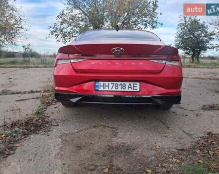 Червоний Хендай Елантра, об'ємом двигуна 2 л та пробігом 91 тис. км за 17500 $, фото 4 на Automoto.ua