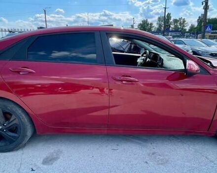 Красный Хендай Элантра, объемом двигателя 2 л и пробегом 77 тыс. км за 8500 $, фото 3 на Automoto.ua