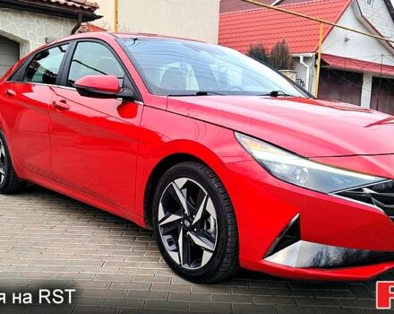 Красный Хендай Элантра, объемом двигателя 2 л и пробегом 77 тыс. км за 19300 $, фото 1 на Automoto.ua