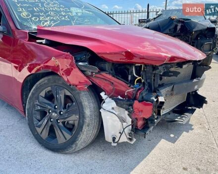 Красный Хендай Элантра, объемом двигателя 2 л и пробегом 77 тыс. км за 8500 $, фото 2 на Automoto.ua