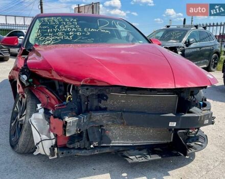 Красный Хендай Элантра, объемом двигателя 2 л и пробегом 77 тыс. км за 8500 $, фото 1 на Automoto.ua
