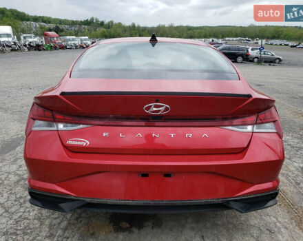 Червоний Хендай Елантра, об'ємом двигуна 2 л та пробігом 51 тис. км за 12500 $, фото 4 на Automoto.ua