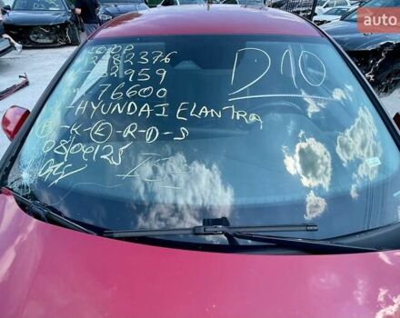 Красный Хендай Элантра, объемом двигателя 2 л и пробегом 77 тыс. км за 9200 $, фото 7 на Automoto.ua