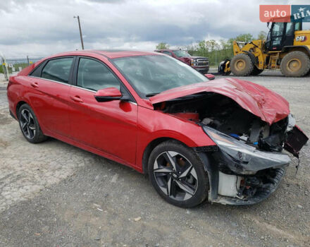 Червоний Хендай Елантра, об'ємом двигуна 2 л та пробігом 51 тис. км за 12500 $, фото 2 на Automoto.ua