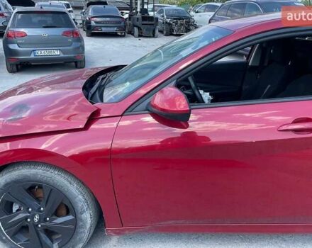 Красный Хендай Элантра, объемом двигателя 2 л и пробегом 77 тыс. км за 8500 $, фото 9 на Automoto.ua
