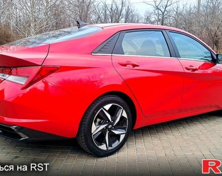 Красный Хендай Элантра, объемом двигателя 2 л и пробегом 77 тыс. км за 19300 $, фото 3 на Automoto.ua