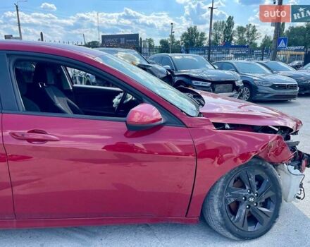 Красный Хендай Элантра, объемом двигателя 2 л и пробегом 77 тыс. км за 9200 $, фото 4 на Automoto.ua