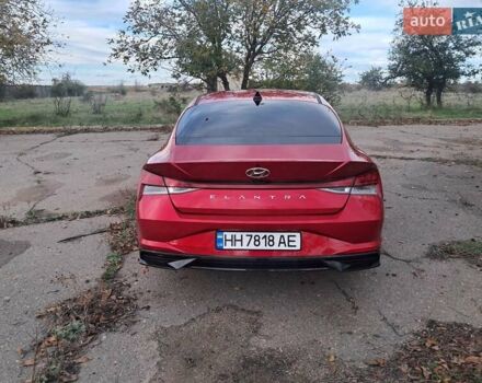 Червоний Хендай Елантра, об'ємом двигуна 2 л та пробігом 91 тис. км за 17500 $, фото 3 на Automoto.ua
