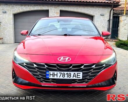 Красный Хендай Элантра, объемом двигателя 2 л и пробегом 77 тыс. км за 19300 $, фото 4 на Automoto.ua