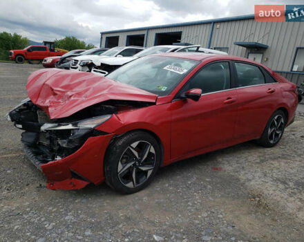 Червоний Хендай Елантра, об'ємом двигуна 2 л та пробігом 51 тис. км за 12500 $, фото 1 на Automoto.ua