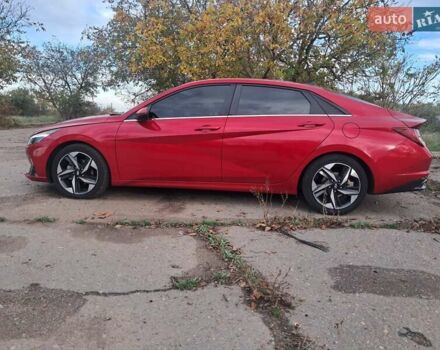 Червоний Хендай Елантра, об'ємом двигуна 2 л та пробігом 91 тис. км за 17500 $, фото 2 на Automoto.ua