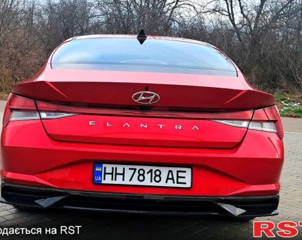 Красный Хендай Элантра, объемом двигателя 2 л и пробегом 77 тыс. км за 19300 $, фото 5 на Automoto.ua