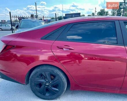 Красный Хендай Элантра, объемом двигателя 2 л и пробегом 77 тыс. км за 9200 $, фото 5 на Automoto.ua