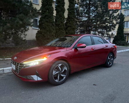 Красный Хендай Элантра, объемом двигателя 1.6 л и пробегом 92 тыс. км за 18999 $, фото 2 на Automoto.ua