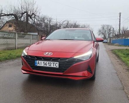Красный Хендай Элантра, объемом двигателя 2 л и пробегом 15 тыс. км за 19500 $, фото 1 на Automoto.ua