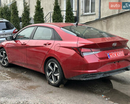 Красный Хендай Элантра, объемом двигателя 2 л и пробегом 81 тыс. км за 11500 $, фото 5 на Automoto.ua