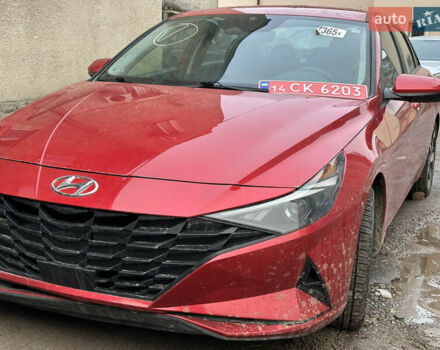 Красный Хендай Элантра, объемом двигателя 2 л и пробегом 81 тыс. км за 11500 $, фото 1 на Automoto.ua