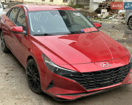 Красный Хендай Элантра, объемом двигателя 2 л и пробегом 81 тыс. км за 11500 $, фото 2 на Automoto.ua