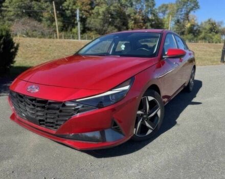 Красный Хендай Элантра, объемом двигателя 2 л и пробегом 14 тыс. км за 16300 $, фото 2 на Automoto.ua